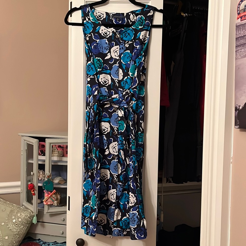 Tommy Floral Tie Front Dress
